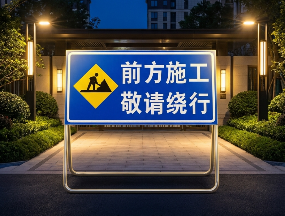 深圳建工东莞松山湖工地安全指示牌设计制作